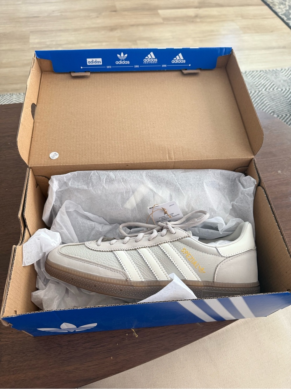 adidas Handball Spezial Wonalu Off White Gum Size 7.5